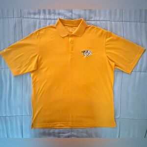 Official Men’s Nashville Predators Large Gold Antigua Polo